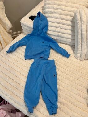 Jordan Blue Kids Hoodie & Joggers Set